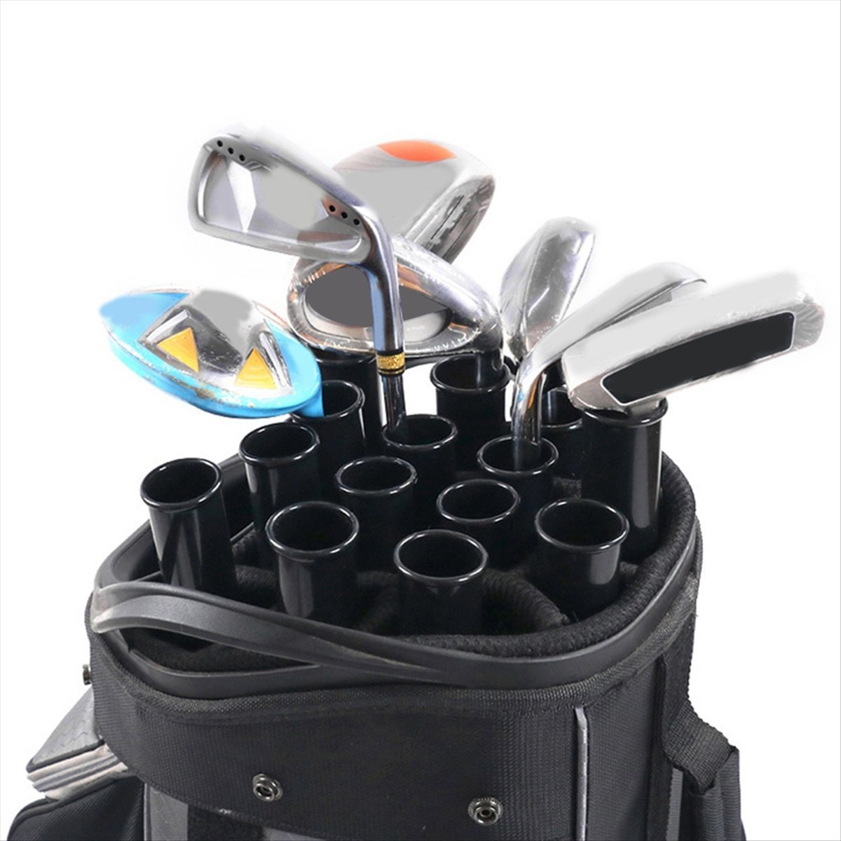 Golf Equipment Youtube - หลอดใส่ไม้กอล์ฟ 14 ชิ้น สำหรับอุปกรณ์ฝึกซ้อม โฮมยิม หลอดกั้นไม้กอล์ฟ