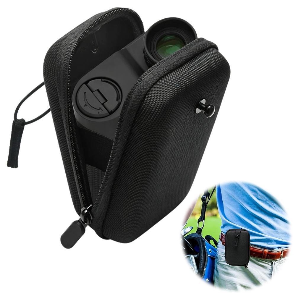 Golf Equipment Rack - กระเป๋าใส่เครื่องวัดระยะแบบแข็ง EVA กระเป๋าป้องกันและพกพาอเนกประสงค์สำหรับกอล์ฟ ล่าสัตว์ กล้องโทรทรรศน์เลเซอร์ เครื่องวัดระยะขนาดเล็ก