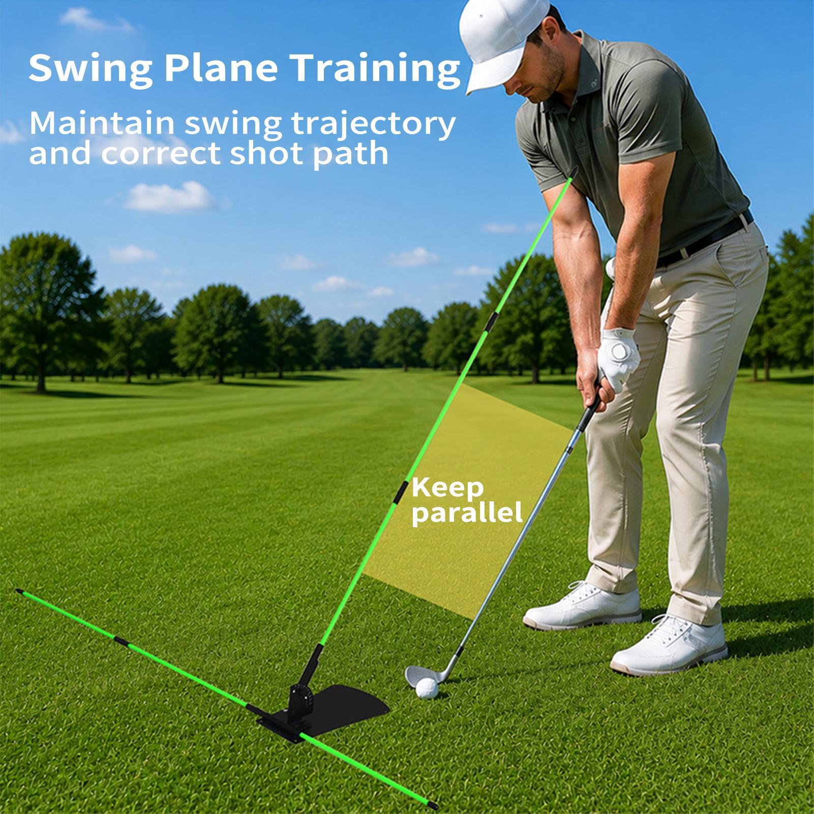 อุปกรณ์ฝึกซ้อมวงสวิงกอล์ฟ ปรับ - Training Aid Swing บทวิจารณ์และราคา