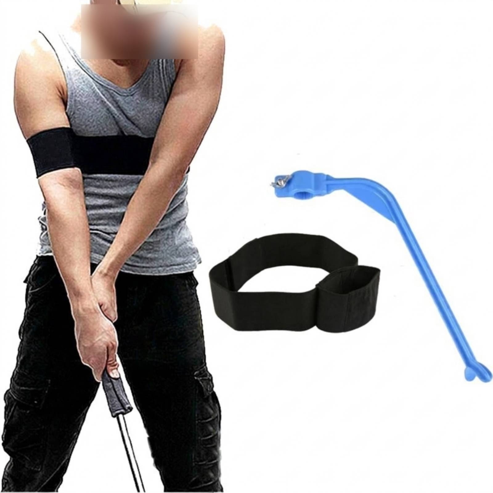 สายรัดช่วยฝึกวงสวิงกอล์ฟแบบพกพ - Training Aid Swing บทวิจารณ์และราคา