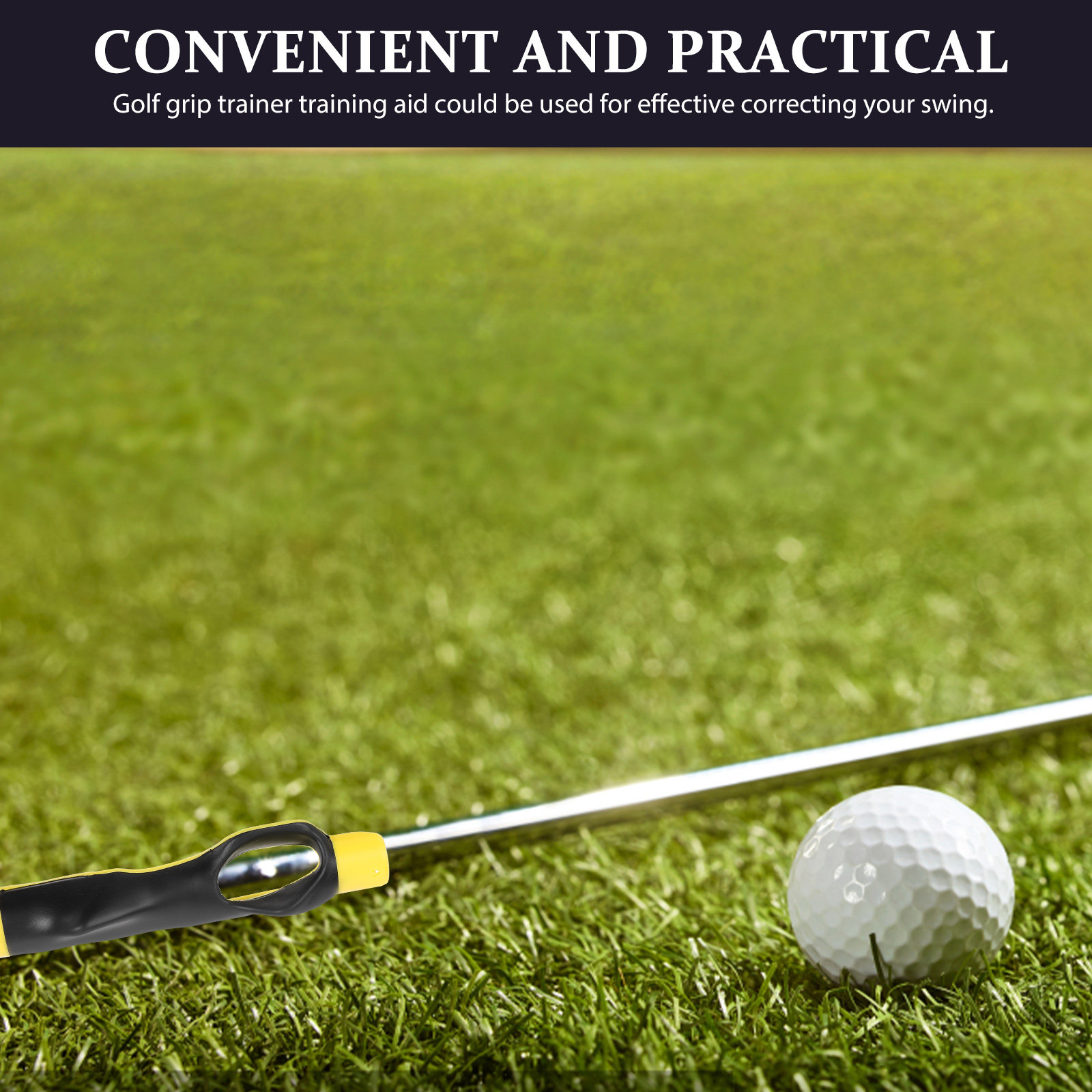 อุปกรณ์ฝึกจับไม้กอล์ฟ ช่วยปรับ - Training Aid Swing บทวิจารณ์และราคา