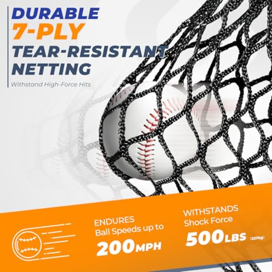 ตาข่ายเบสบอลขนาด 7 x 7 ฟุต, ตา - Practice Net Hitting บทวิจารณ์และราคา