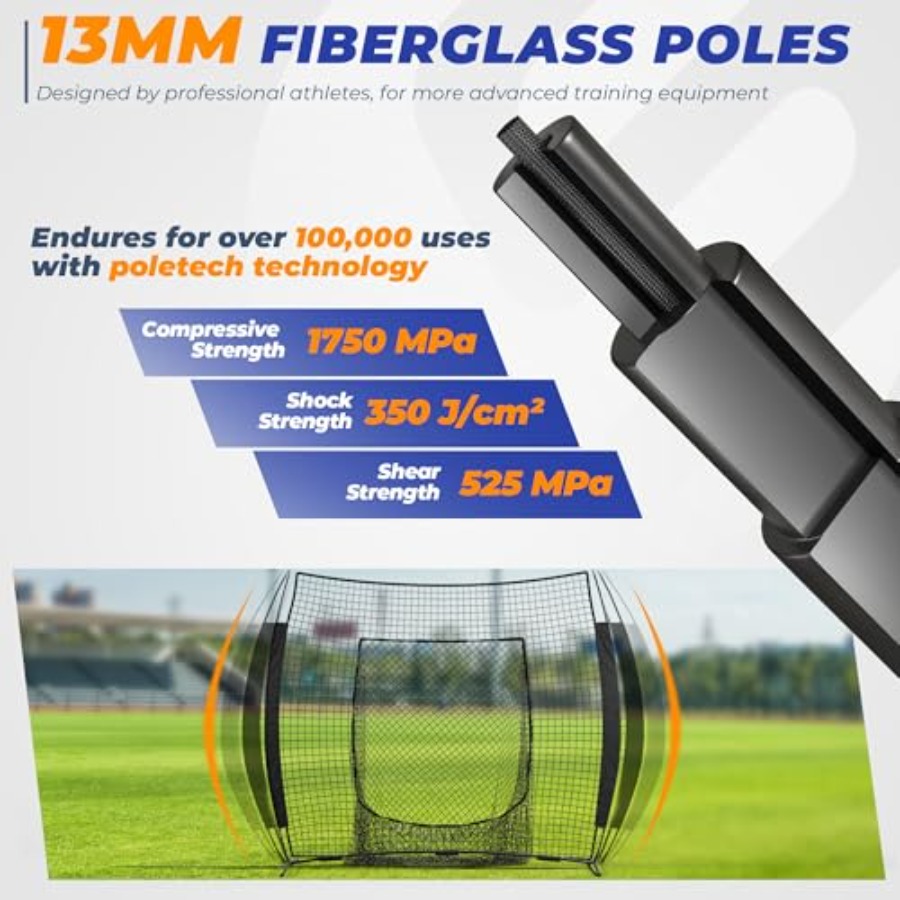 ตาข่ายเบสบอลขนาด 7 x 7 ฟุต, ตา - Practice Net Hitting บทวิจารณ์และราคา