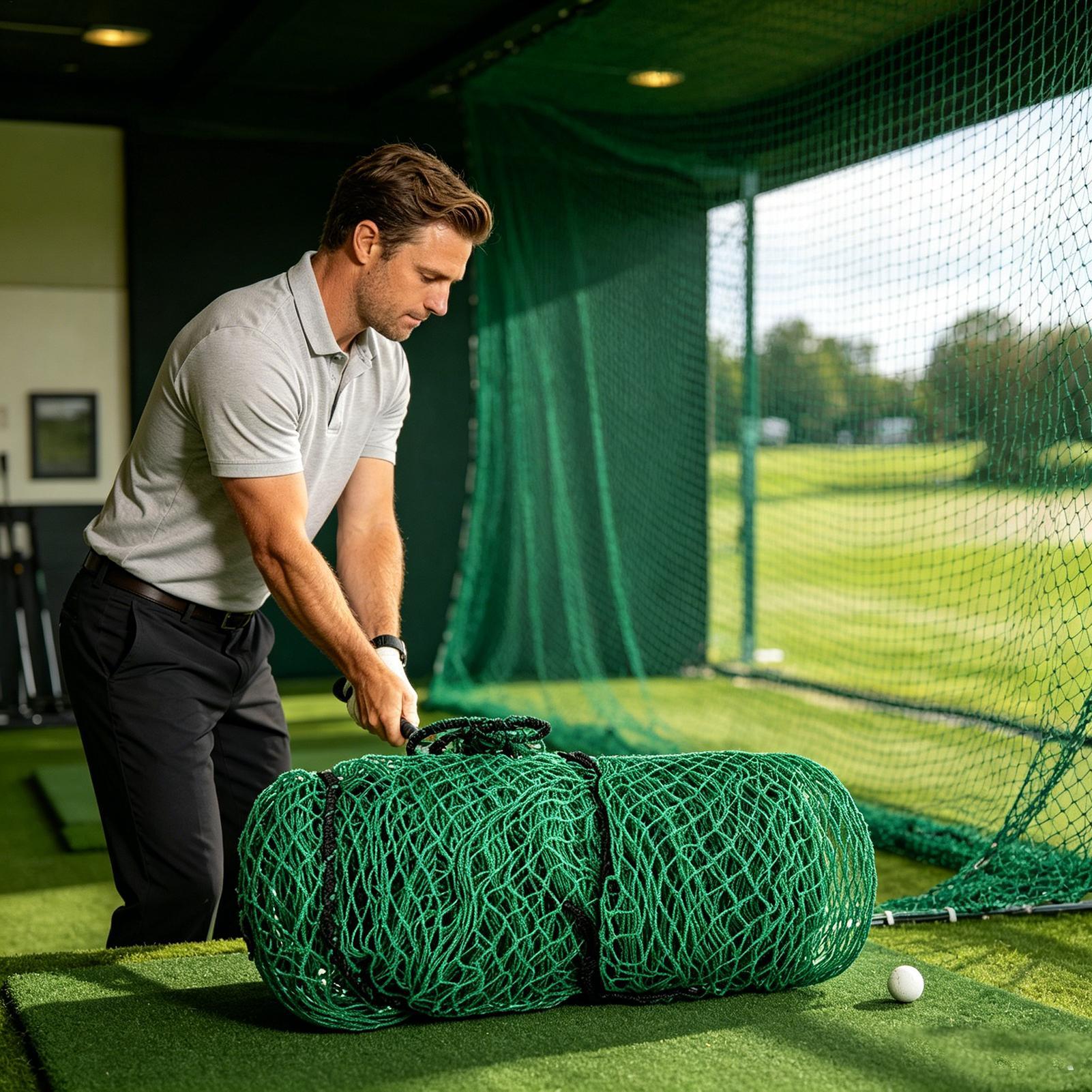 ตาข่ายซ้อมกอล์ฟสำหรับฝึกซ้อมกล - Practice Net Hitting บทวิจารณ์และราคา