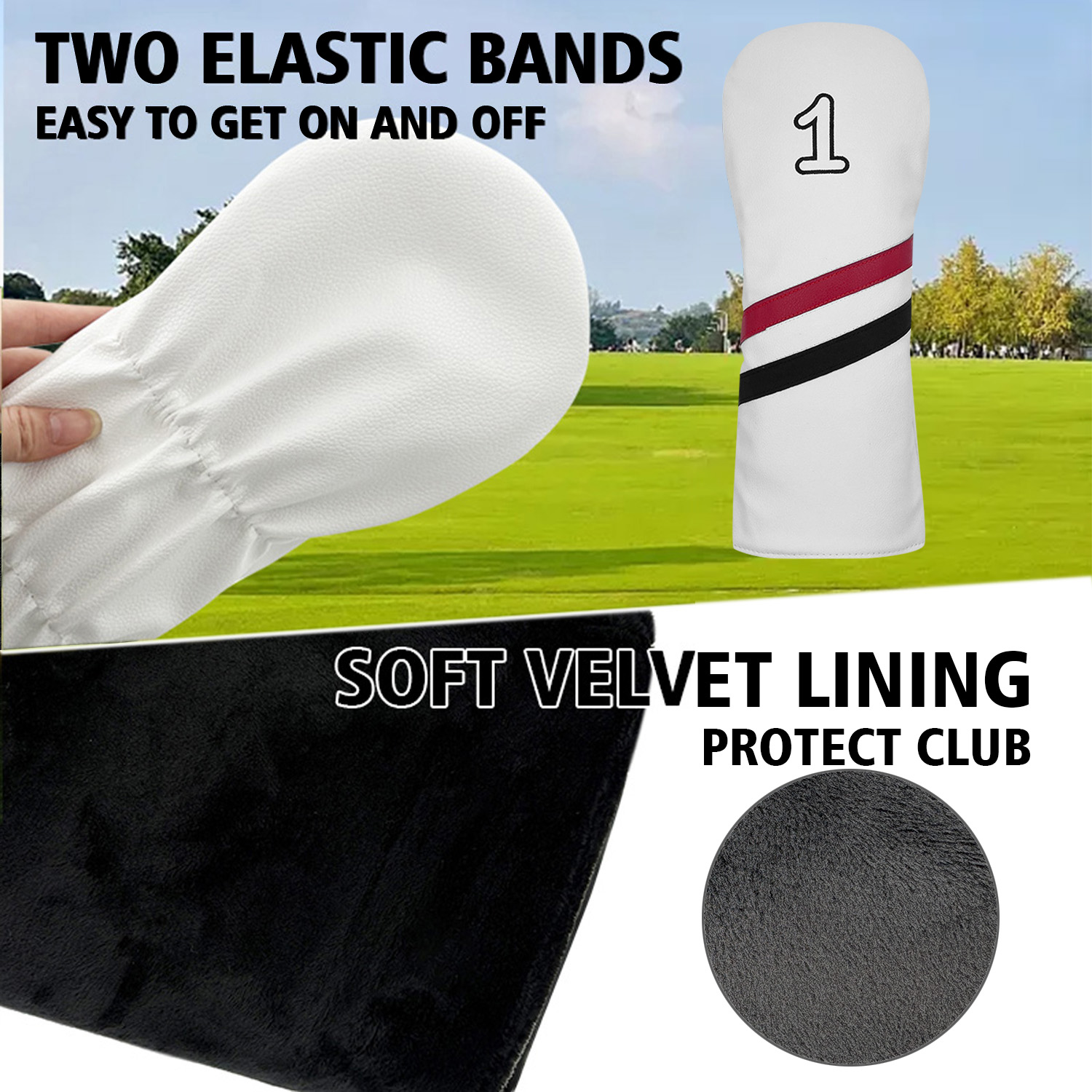 สโมสรกอล์ฟ # 1 # 3 # 5 # ปลอกค - Golf Equipment Rack บทวิจารณ์และราคา