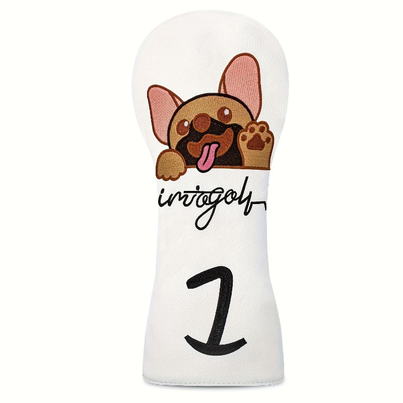 1pc Puppy Golf Club Cover - ดี - Golf Equipment Rack บทวิจารณ์และราคา
