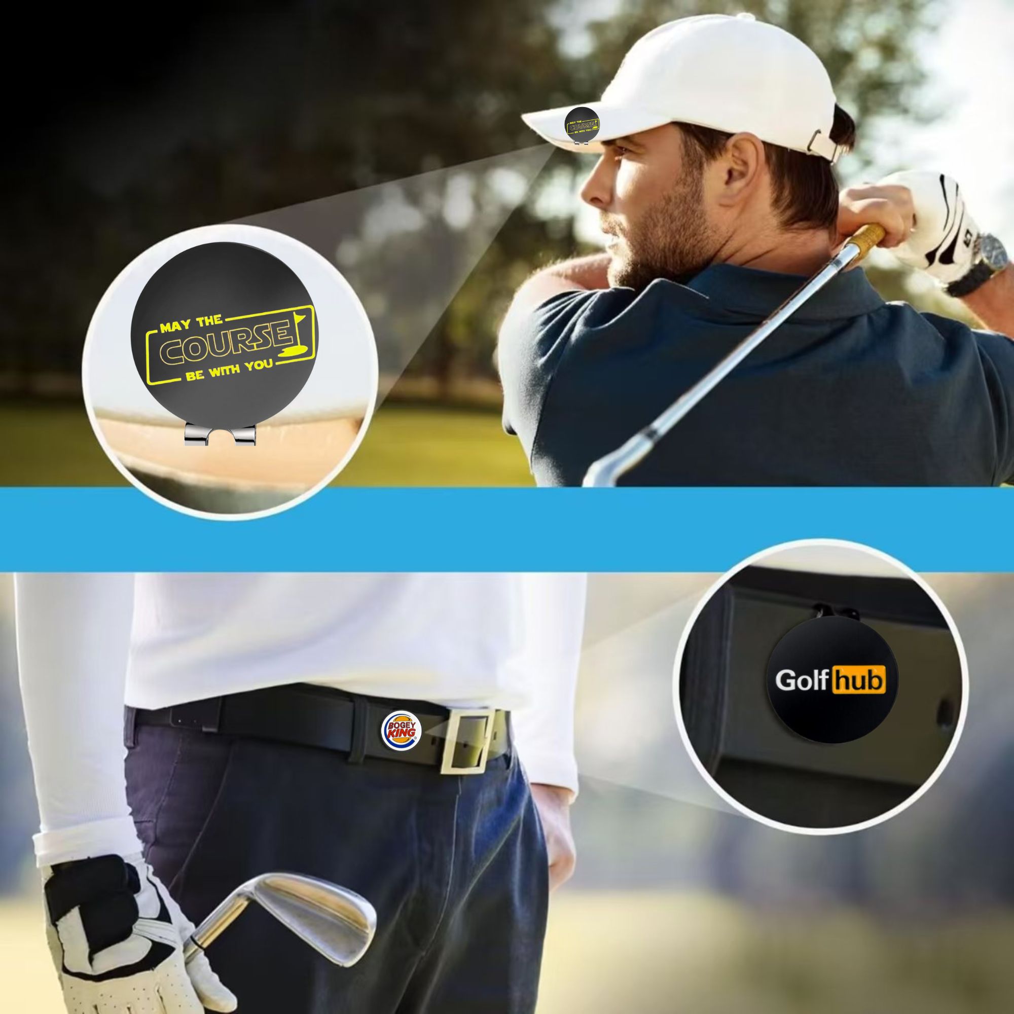 ที่หนีบหมวกแม่เหล็กแบบตลก 3 ชิ - Golf Ball Premium บทวิจารณ์และราคา