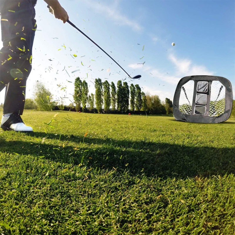 ตาข่ายซ้อมตีกอล์ฟแบบพับได้ สำห - Practice Net Hitting บทวิจารณ์และราคา