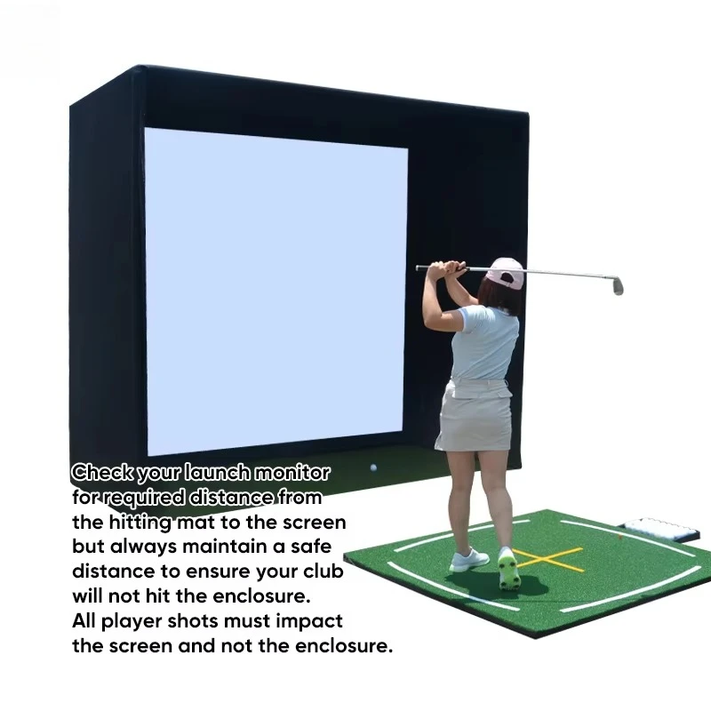 ตาข่ายกรงซ้อมกอล์ฟในร่ม ขนาด 1 - Practice Net Hitting บทวิจารณ์และราคา