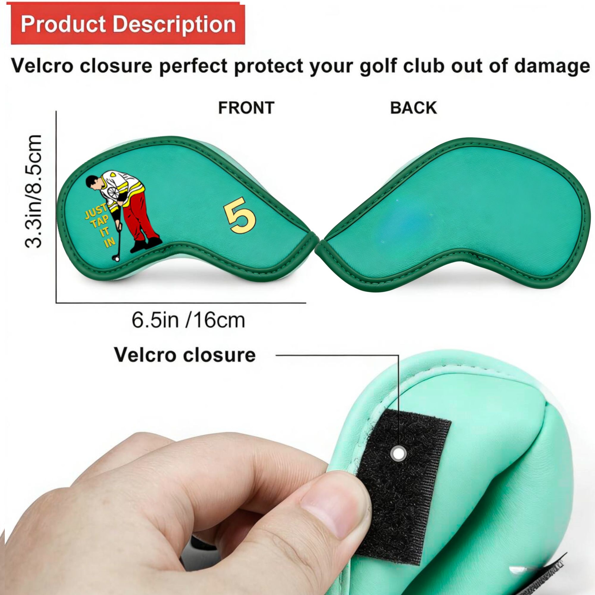 ฝาครอบเหล็กกอล์ฟ 9 ชิ้นพร้อมฝา - Golf Equipment Rack บทวิจารณ์และราคา
