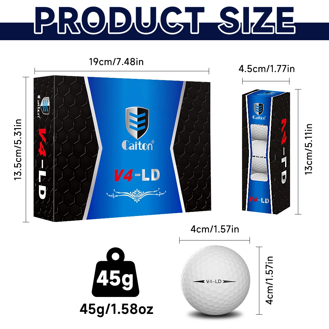 ลูกกอล์ฟ Caiton 12/6/3 ชิ้น Pr - Golf Ball Premium บทวิจารณ์และราคา